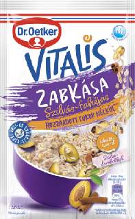 DR OETKER  VITALIS ZABKÁSA SZILVÁS-FAHÉJAS 58 GR HCN - 100301011.SZILVAFAH