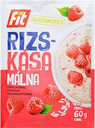 FIT REGGELI RIZSKÁSA MÁLNA ÍZESÍTÉSSEL 60 GR GM - 100301005.MÁLNA