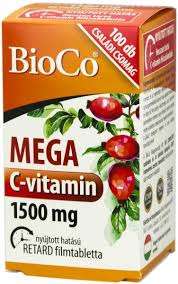 BIOCO MEGA C-VITAMIN FILMTABLETTA 1500 MG 100 DB-OS - 050101038