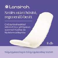 LANSINOH SZÜLÉS UTÁNI HŰSÍTŐ REGENERÁLÓ BETÉT 8 DB-OS - 431503005