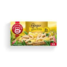 TEEKANNE GINGER EXTRA STRONG CITROM IZŰ GYÖMBÉR TEA FILTERES 20 FILTER - 060101003.16