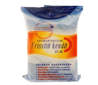 BABY BRUIN HIGIÉNIAI TÖRLŐKENDŐ 25DB/CSOM ANTIBAKTERIÁLIS FRISSÍTŐ KENDŐ - 490802001