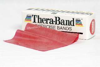 THERA-BAND 5,5 M PIROS KÖZEPES ERŐSÍTŐ GUMISZALAG - 510102009