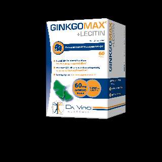 GINKGO MAX+BACOPA+LECITIN LÁGYZSELATIN KAPSZULA 60 DB - 050140002.60